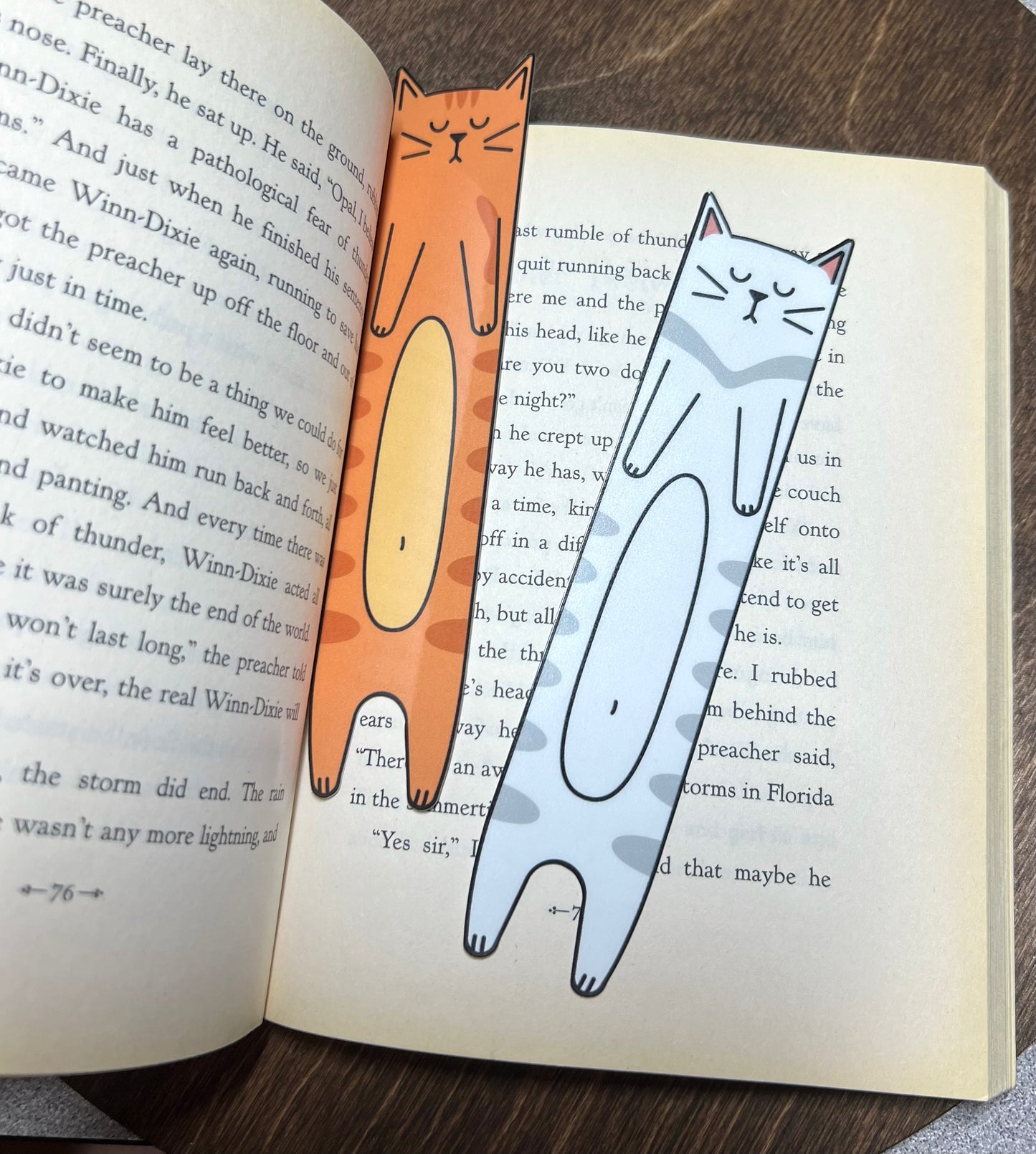 Cat Bookmarks (Set or Single)