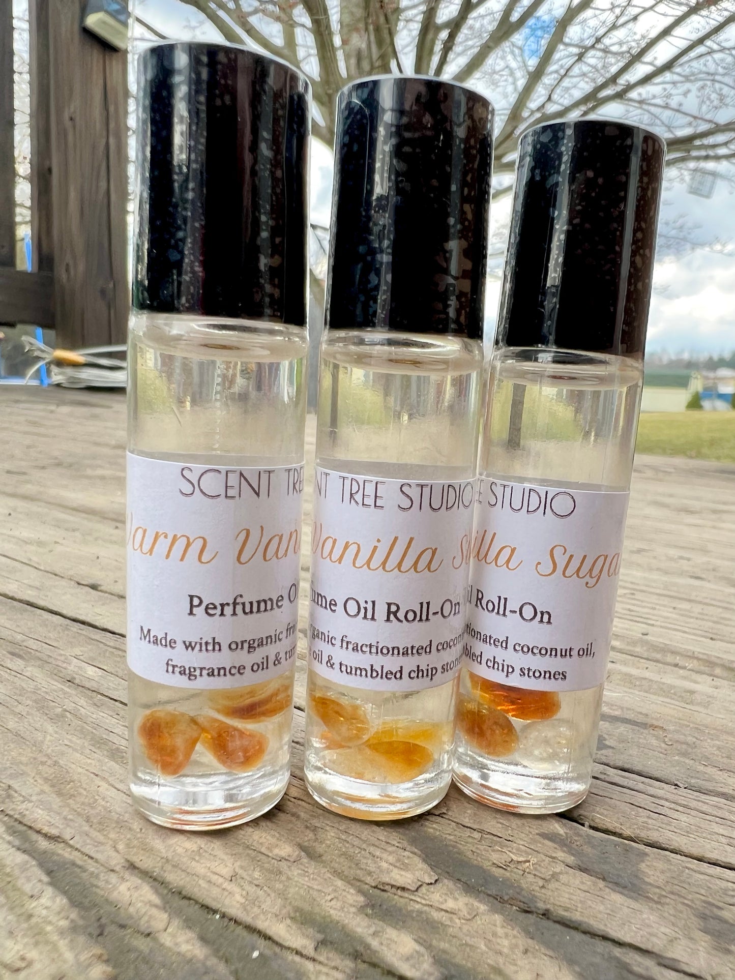 Warm Vanilla Sugar Perfume Oil Roll-On - Scent Tree Studio
