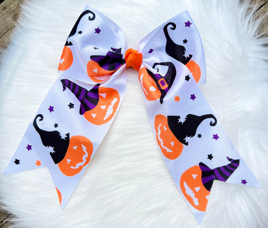 Pumpkin Cheer Bow