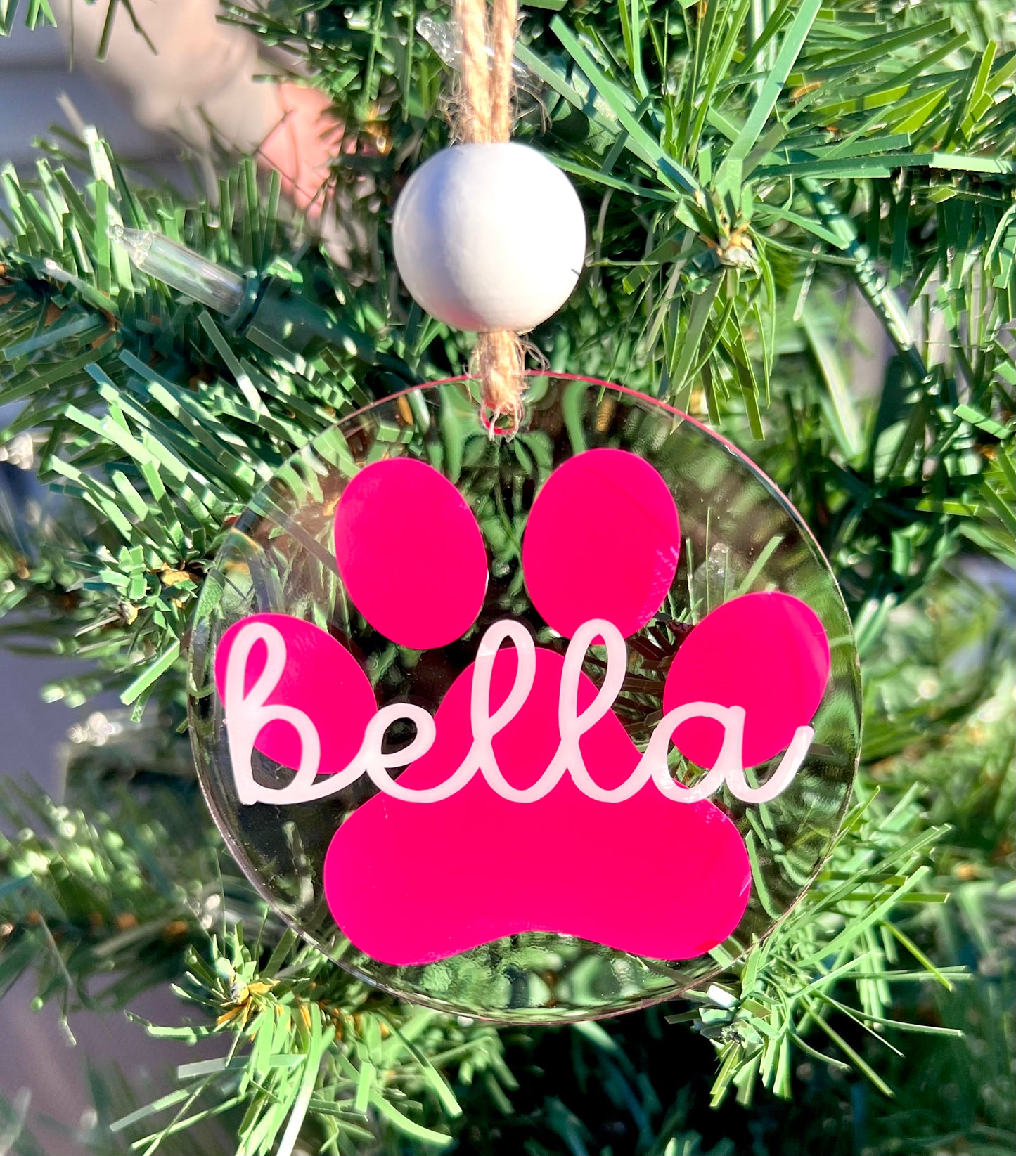 Paw Print Ornament