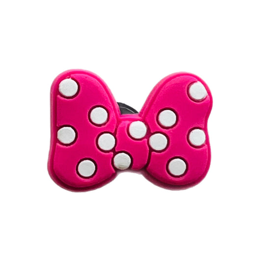 Polka Dot Bow Shoe Charm