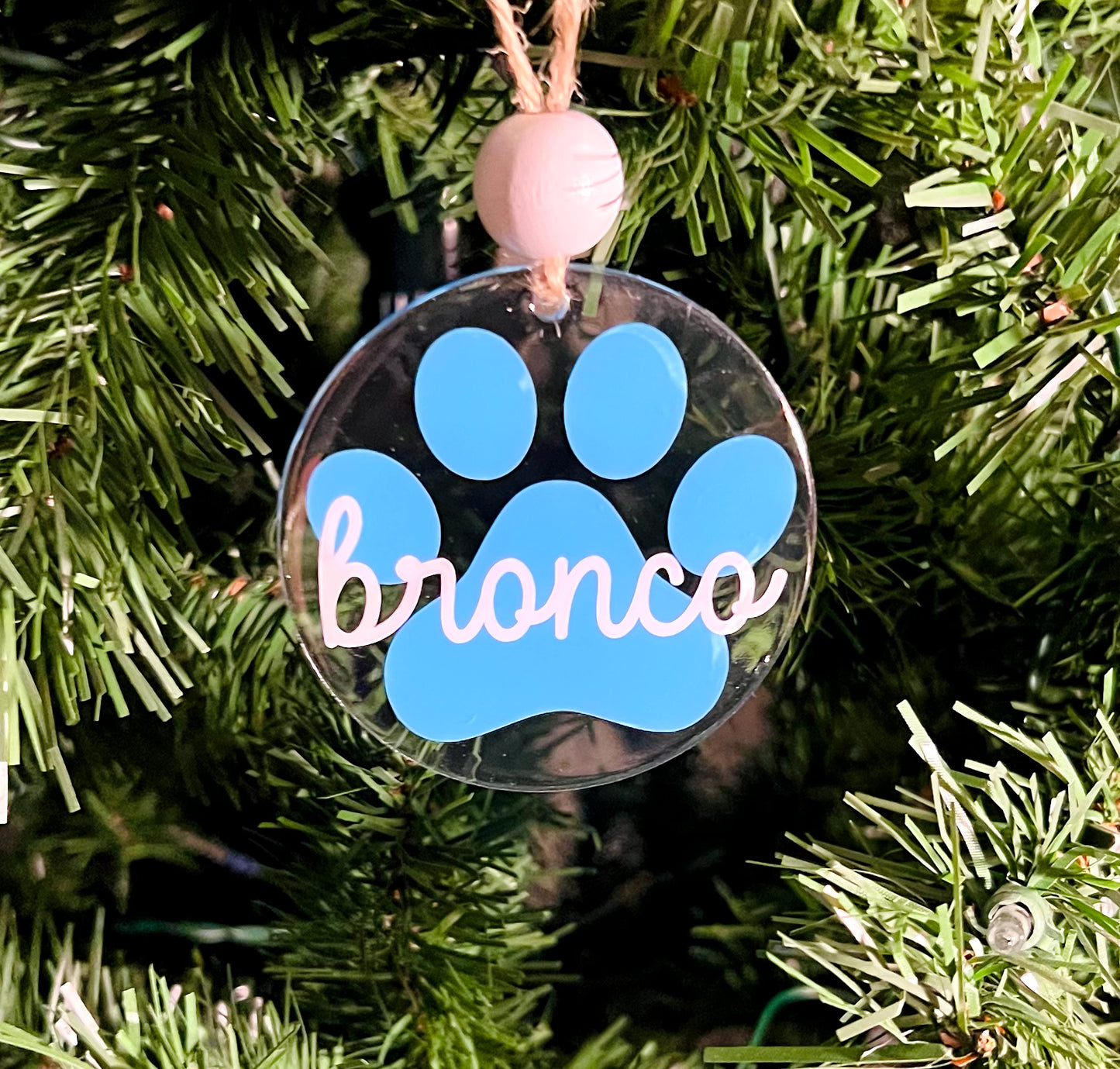 Paw Print Ornament