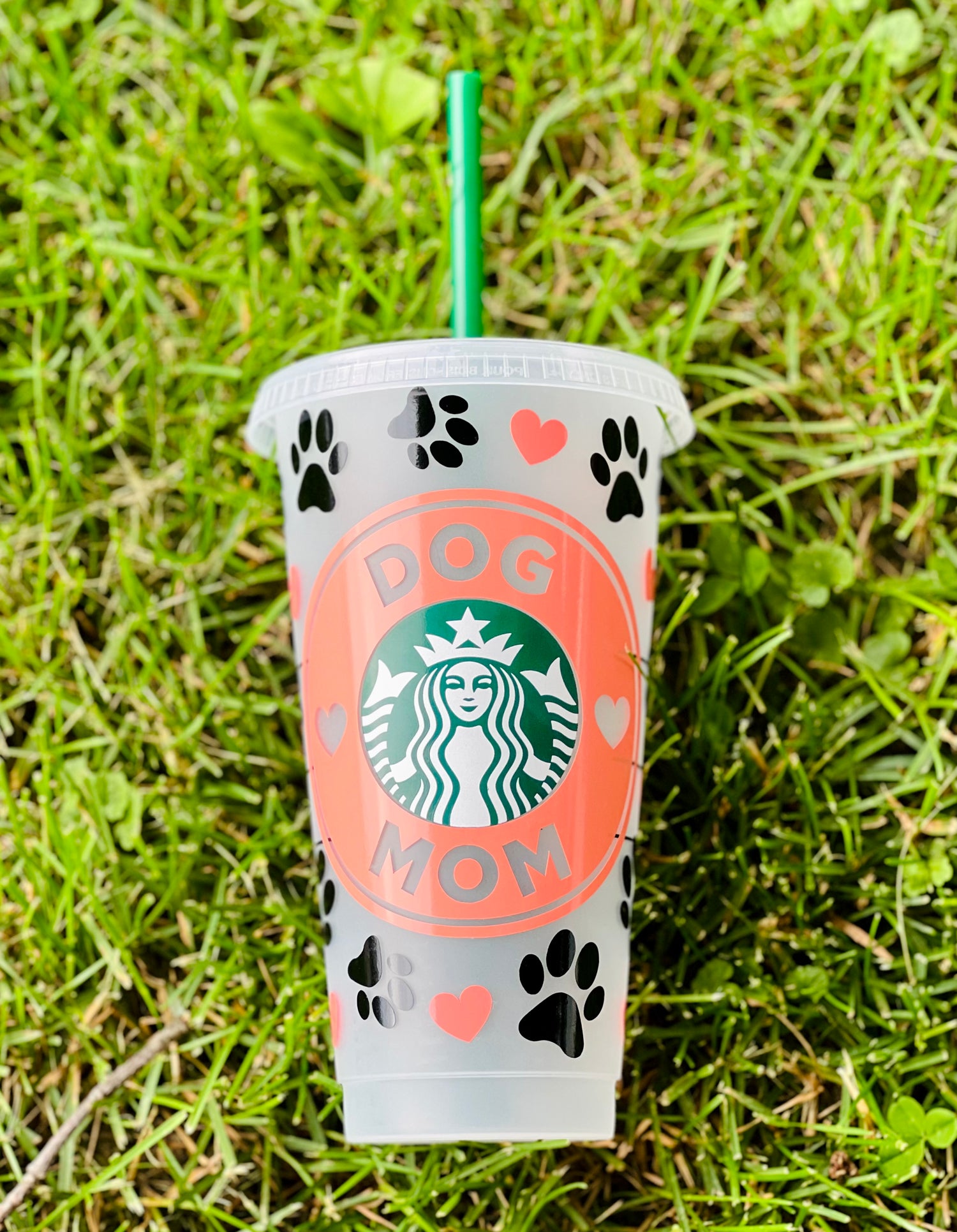 Dog Mom Starbucks Cold Cup - Cherry Pit Designs