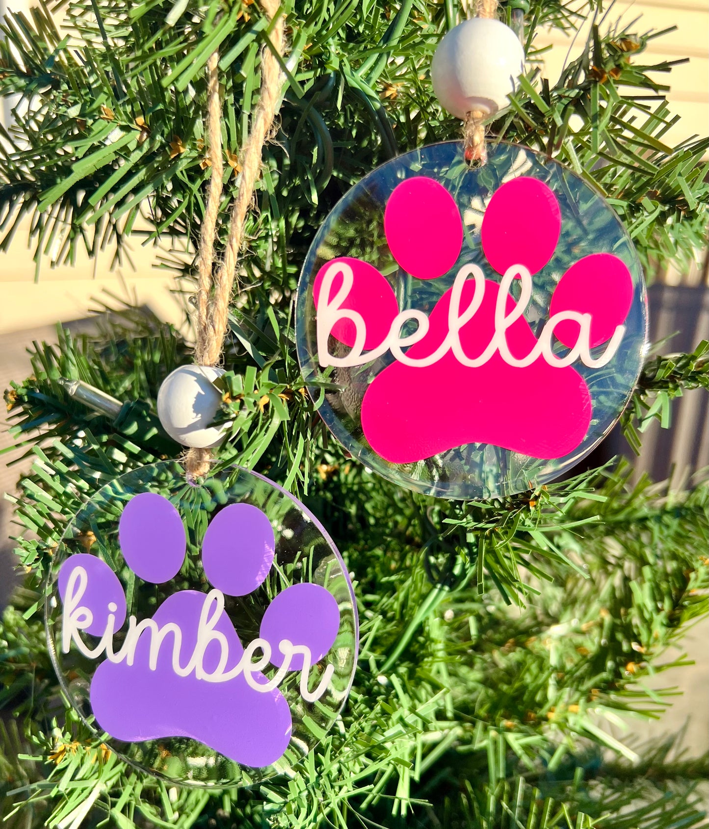 Paw Print Ornament