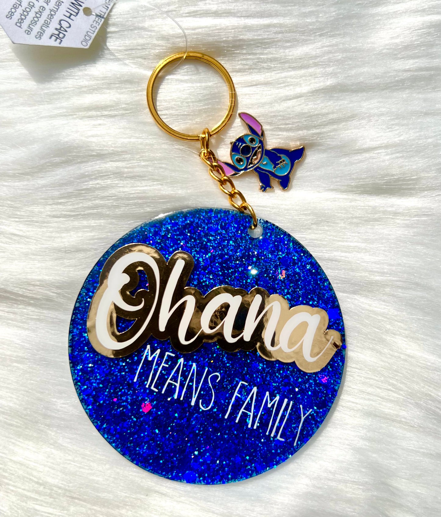 Ohana Stitch Keychain - Scent Tree Studio