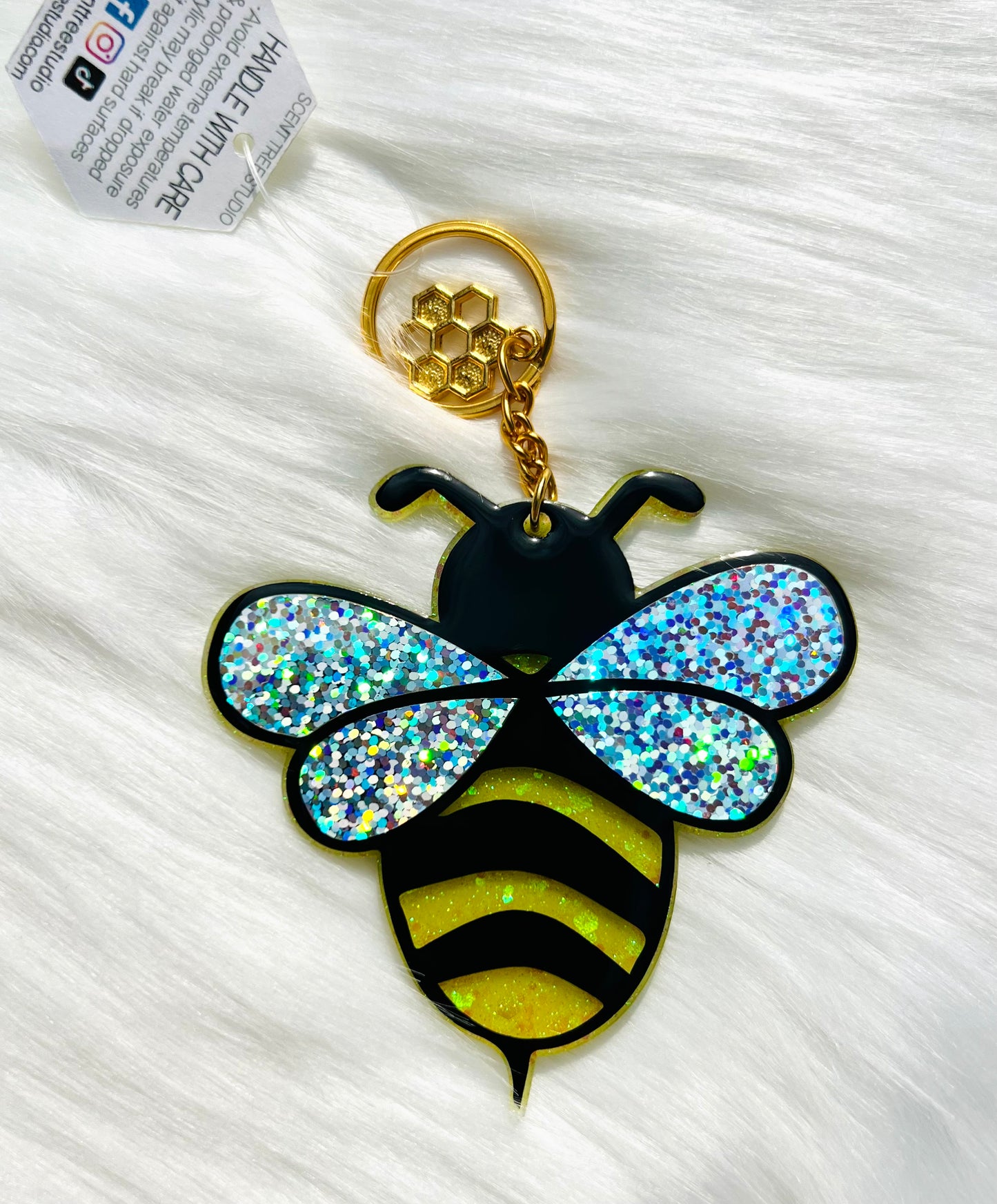 Bumble Bee Keychain - 3 Inch