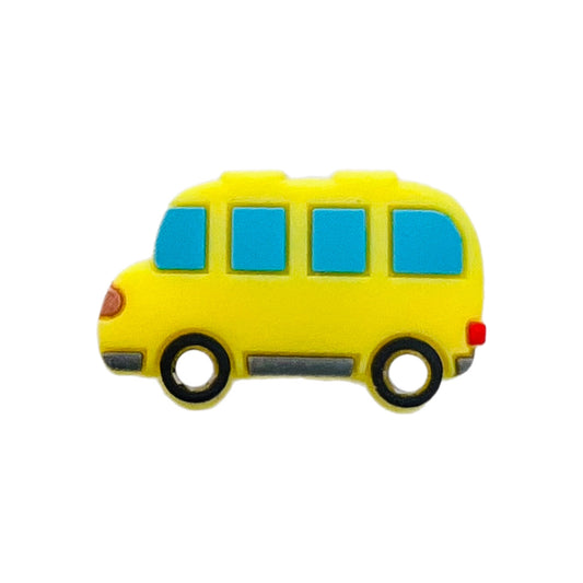 School Bus Shoe Charm