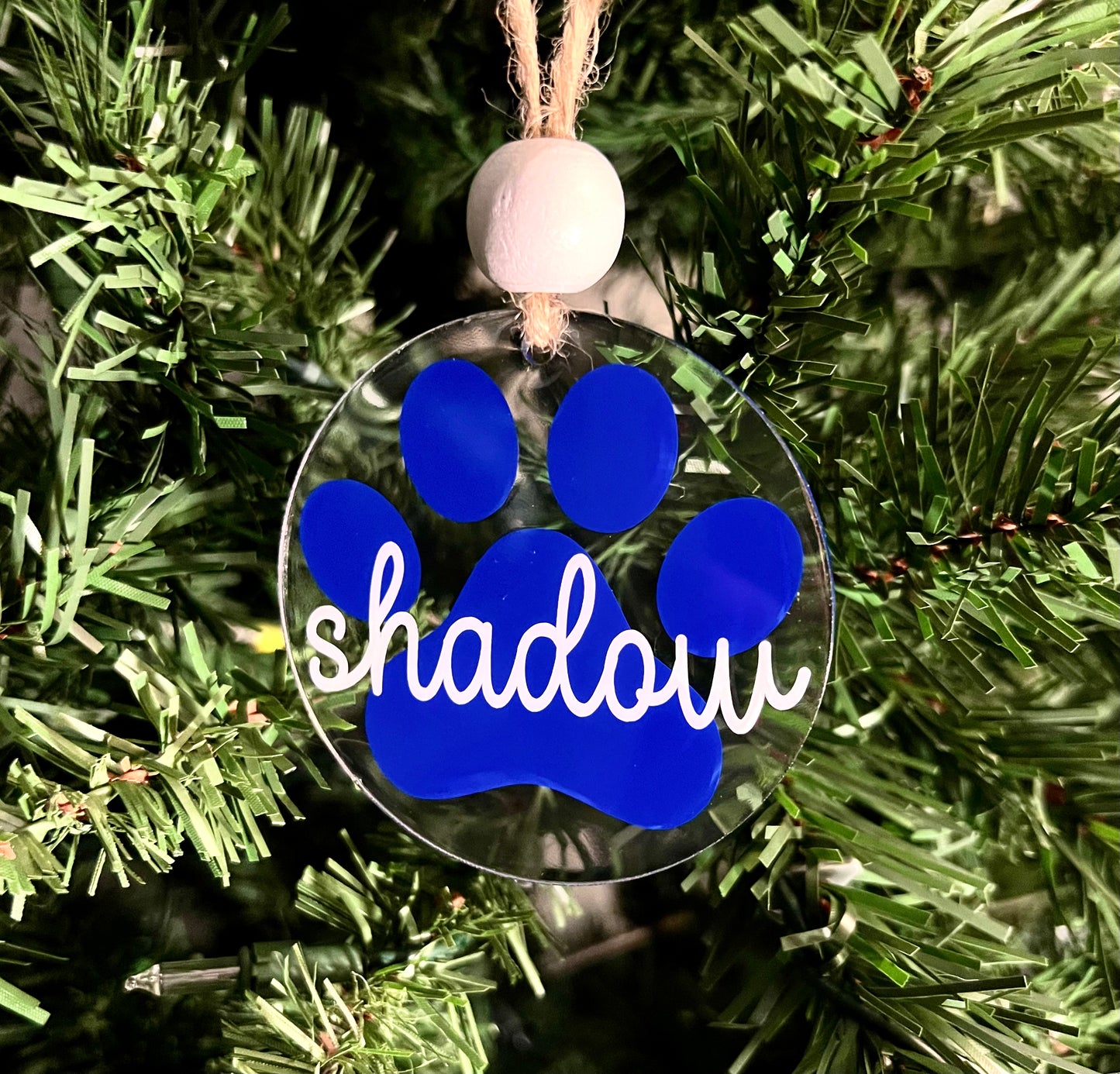 Paw Print Ornament