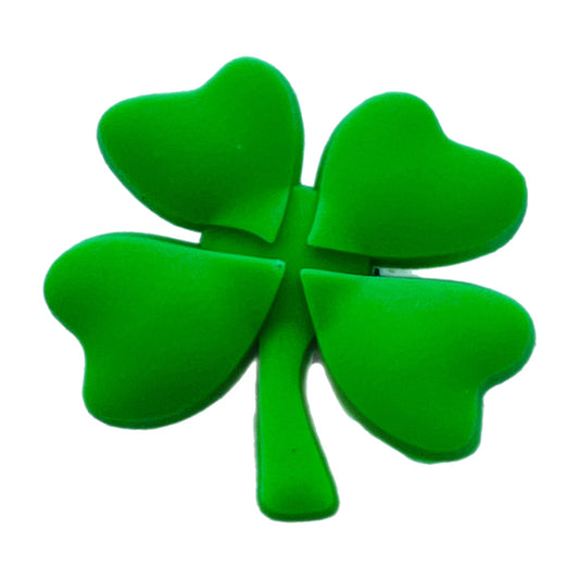 Green Clover Shoe Charm