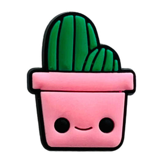 Happy Cactus Shoe Charm