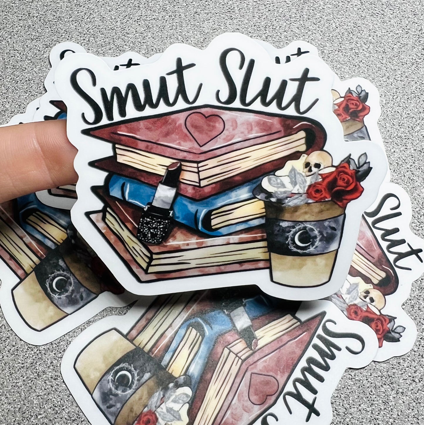 Smut Slut Books Vinyl Sticker