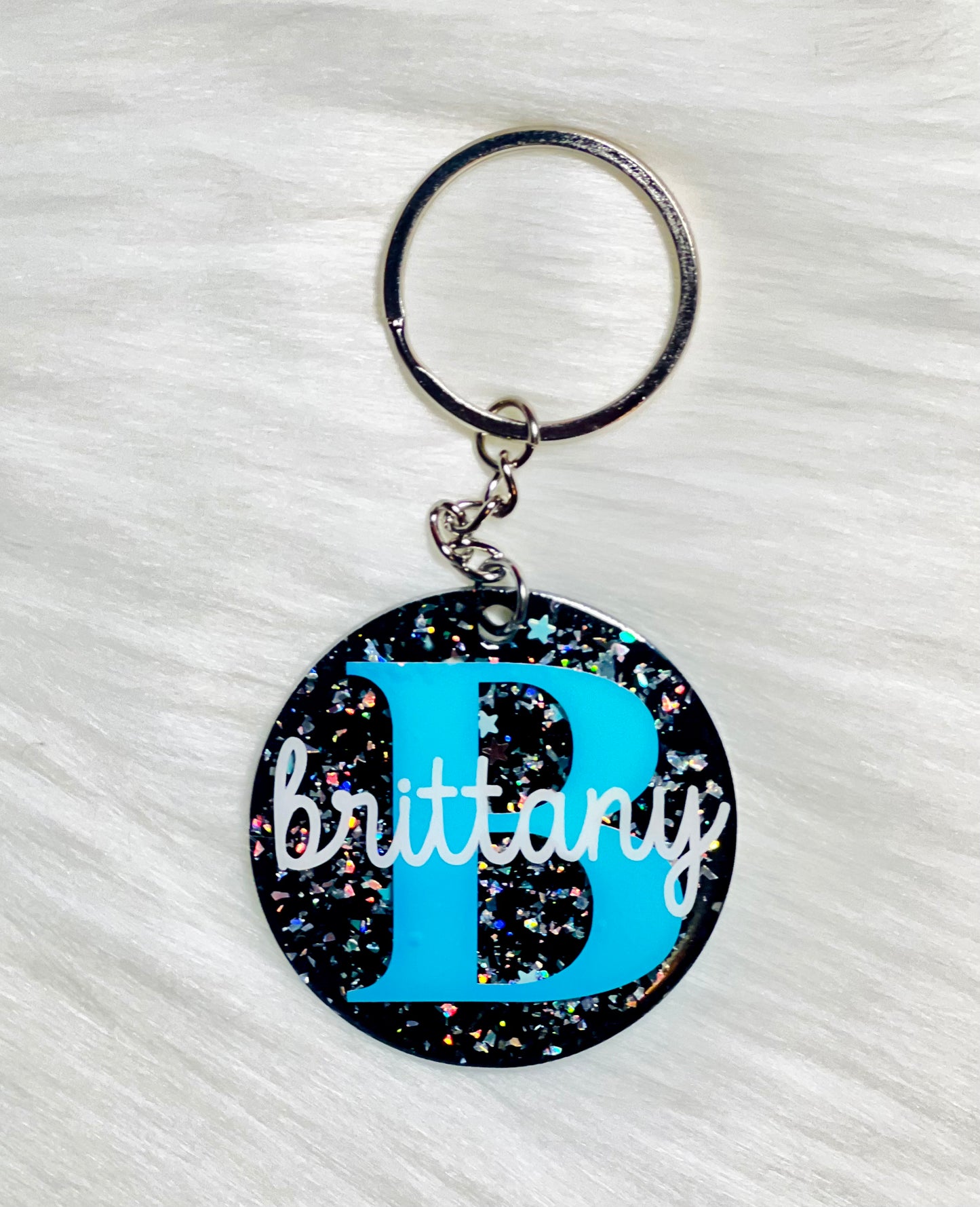 Personalized Galaxy Name Keychain - 2 Inch